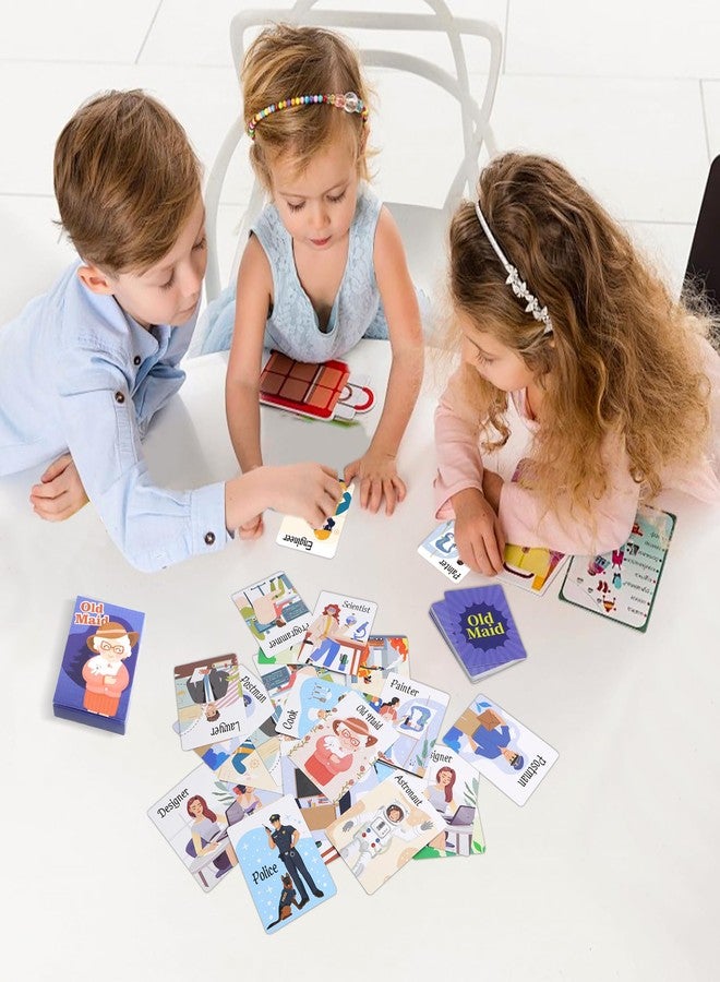 Timenued Kids Card Games,Go Fish,Old Maid Card Game,Go Fish Card Games for Kids Ages 4-8,Fun Classic Kid Toddlers Games for Family Game Night Party Travel Preschool Classroom,Stocking Stuffers Gifts,4 Decks - Image 4